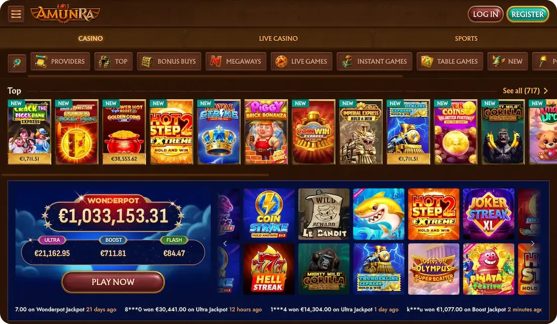 amunra casino games