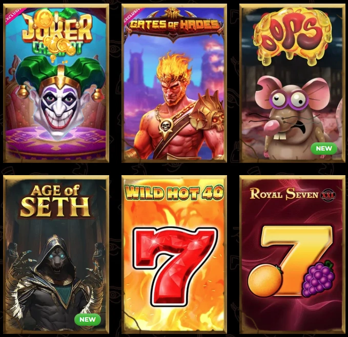 Amunra Casino Games